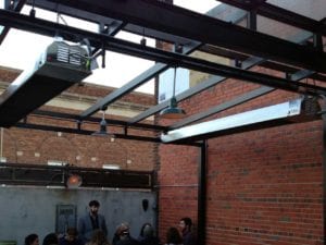 Patio heaters engineered for open air restaurants and bars, cafes and eateries. Dependable and top-quality.